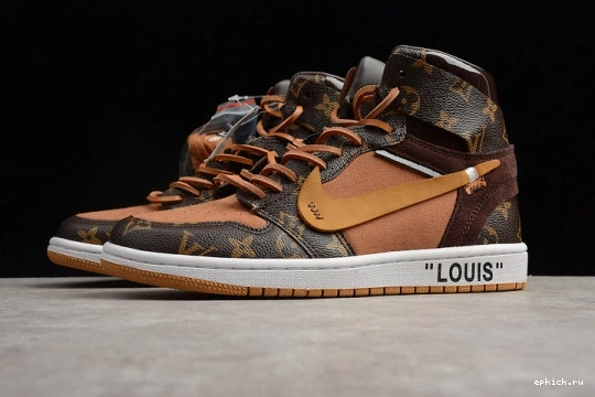 Rep EP 1 AQ0818-158 AIR JORDAN O-W -LouiV CASE) (WITH AQ0818-158 0108